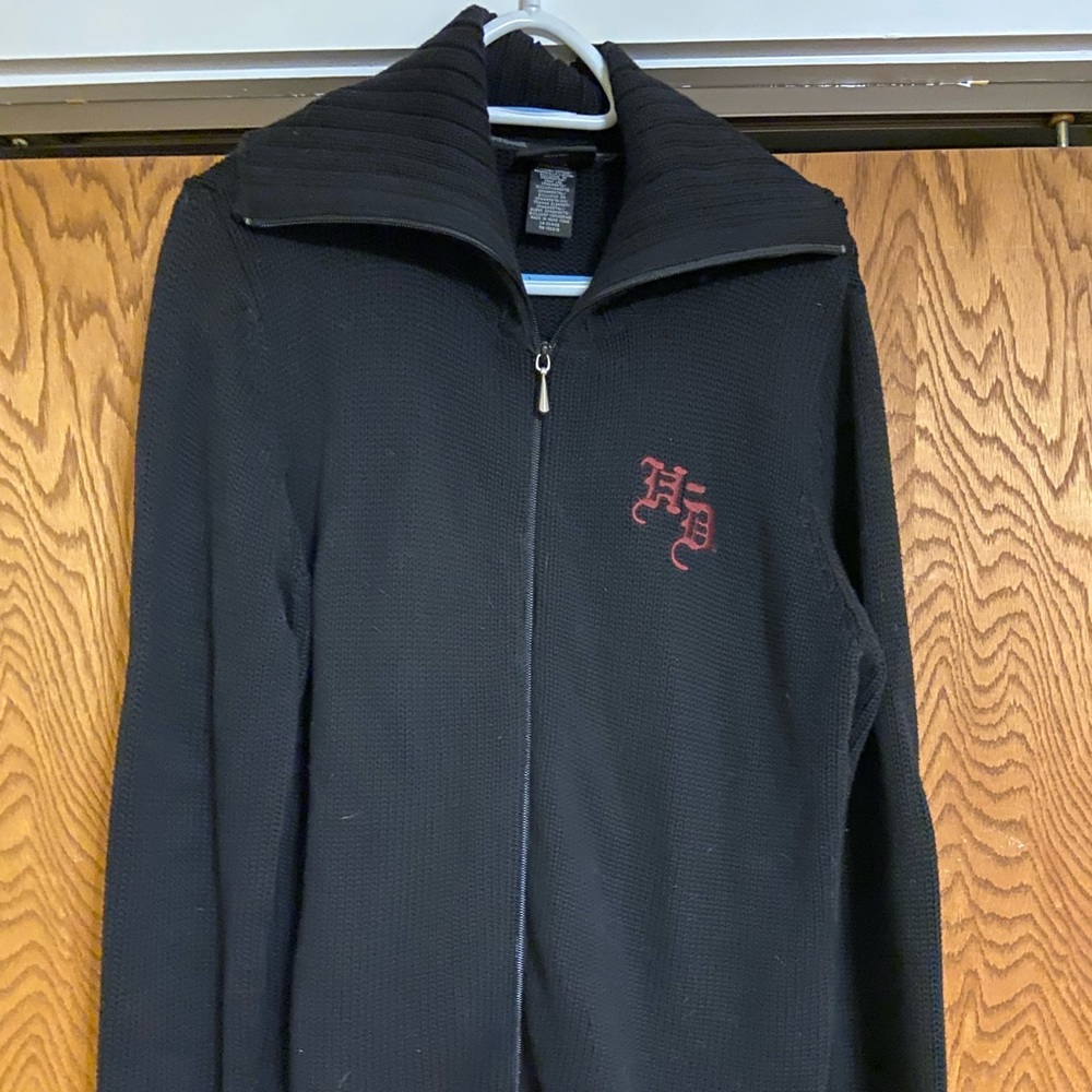 Woman’s Harley Davidson Zippered Sweater